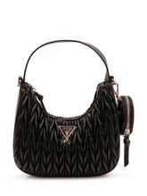 GUESS KIDS - Borsa Hobo Mini con Lavorazione Arricciata - Nero - LIDIASHOPPING® - Official Website