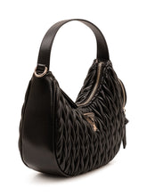GUESS KIDS - Borsa Hobo Mini con Lavorazione Arricciata - Nero - LIDIASHOPPING® - Official Website