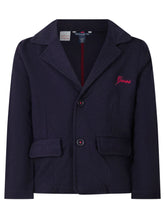 GUESS KIDS - Blazer Monopetto con Ricamo sul Petto - Blu - LIDIASHOPPING® - Official Website