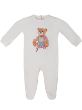GUESS KIDS - Tutina con Stampa Orsetto - Bianco - LIDIASHOPPING® - Official Website