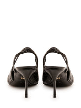FERRAGAMO - Dafne Slingback with Croc Pattern - Black - LIDIASHOPPING® - Official Website