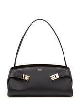 FERRAGAMO - Hug Shoulder Bag - Blue - LIDIASHOPPING® - Official Website