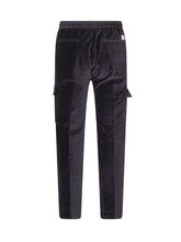 P.M.D.S. - Velvet Cargo Trousers - Blue - LIDIASHOPPING® - Official Website