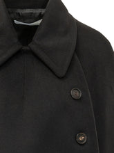7 FOR ALL MANKIND - Mantella Doppiopetto con Bottoni - Nero - LIDIASHOPPING® - Official Website