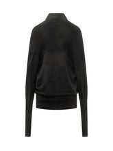 7 FOR ALL MANKIND - Maglia con Scollo a V Incrociato - Nero - LIDIASHOPPING® - Official Website