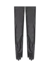 7 FOR ALL MANKIND - Long Fitted Gloves - Black - LIDIASHOPPING® - Official Website