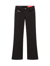 DIESEL KIDS - D-Ar ry Wide Leg Jeans with Faded Wash - Black - LIDIASHOPPING® - Official Website