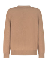 DIESEL KIDS - Konzi Sweater with Logo Applique - Beige - LIDIASHOPPING® - Official Website