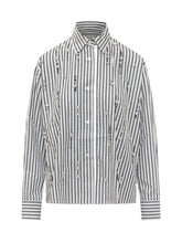 DES PHEMMES - Camicia a Righe con Applicazioni - Multicolore - LIDIASHOPPING® - Official Website