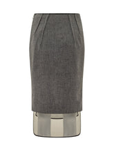 DES PHEMMES - Gonna a Tubino con Applicazioni - Grigio - LIDIASHOPPING® - Official Website