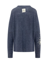 DES PHEMMES - Pullover con Applicazioni - Blu - LIDIASHOPPING® - Official Website