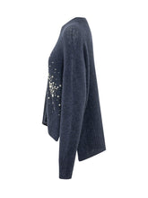 DES PHEMMES - Pullover con Applicazioni - Blu - LIDIASHOPPING® - Official Website