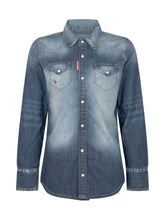 DSQUARED2 KIDS - Shirt with Flap Pockets - Blue - LIDIASHOPPING® - Official Website