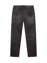 DSQUARED2 KIDS - Baggym Wide Leg Jeans with Patchwork Details - Black - LIDIASHOPPING® - Official Website