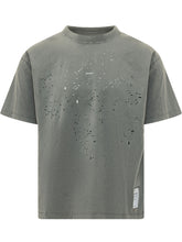 SATISFY - T-shirt Mothtech con Dettagli Traforati - Grigio - LIDIASHOPPING® - Official Website