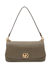MICHAEL MICHAEL KORS - Borsa a Spalla con Chiusura Girevole - Nero - LIDIASHOPPING® - Official Website