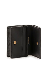 MICHAEL MICHAEL KORS - Portafoglio Compatto con Patta e Logo - Nero - LIDIASHOPPING® - Official Website