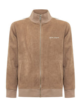 PALM ANGELS KIDS - Giacca con Zip e Bande sulle Spalle - Beige - LIDIASHOPPING® - Official Website