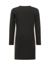 PALM ANGELS KIDS - Dress with Side Stripes - Black - LIDIASHOPPING® - Official Website