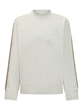 PALM ANGELS KIDS - Felpa con Collo Alto e Profili Laterali - Grigio - LIDIASHOPPING® - Official Website