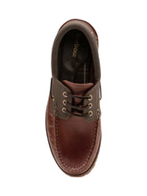 BARBOUR - Boat Shoe with Contrasting Panels - Brown - LIDIASHOPPING® - Official Website