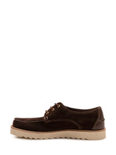 BARBOUR - Scarpa Derby Aydon con Cuciture a Vista - Marrone - LIDIASHOPPING® - Official Website