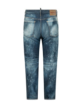DSQUARED2 - Jeans Bro con Effetto Used - Blu - LIDIASHOPPING® - Official Website