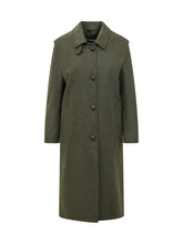 SCHNEIDERS - Cappotto Lungo Lena con Bottoni - Verde - LIDIASHOPPING® - Official Website
