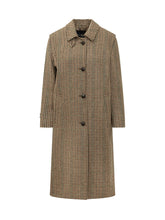 SCHNEIDERS - Cappotto Lungo Lena con Motivo Pied de Poule - Beige - LIDIASHOPPING® - Official Website