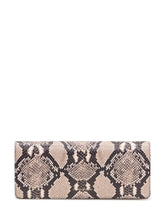 VICTORIA BECKHAM - Dorian East West Clutch with Flap - Beige - LIDIASHOPPING® - Official Website