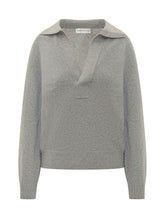 VICTORIA BECKHAM - Maglia Genevieve con Colletto - Grigio - LIDIASHOPPING® - Official Website