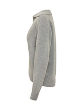 VICTORIA BECKHAM - Maglia Genevieve con Colletto - Grigio - LIDIASHOPPING® - Official Website
