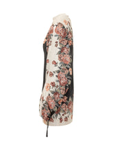 FARM RIO - Winter Floral Dress with Wide Sleeves - Multicolor - LIDIASHOPPING® - Official Website