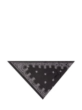 DESTIN - Triangle Bandana with Paisley Motif - Black - LIDIASHOPPING® - Official Website