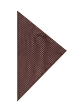 DESTIN - Triangle Bandana with Paisley Motif - Brown - LIDIASHOPPING® - Official Website