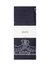 DESTIN - Triangle Bandana con Motivo Paisley - Blu - LIDIASHOPPING® - Official Website
