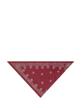 DESTIN - Triangle Bandana con Motivo Paisley - Rosso - LIDIASHOPPING® - Official Website