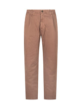 THE NIM - Carrot Fit Pleated Chino Trousers - Brown - LIDIASHOPPING® - Official Website