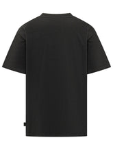 GCDS - Loose T-shirt with Logo Band - Black - LIDIASHOPPING® - Official Website