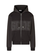 GCDS - Felpa con Cappuccio e Banda Frontale - Nero - LIDIASHOPPING® - Official Website