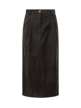 ALPHA STUDIO - Gonna Longuette con Pince - Nero - LIDIASHOPPING® - Official Website