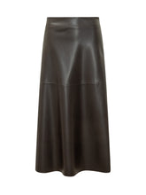 ALPHA STUDIO - Gonna Midi Svasata - Marrone - LIDIASHOPPING® - Official Website