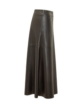 ALPHA STUDIO - Gonna Midi Svasata - Marrone - LIDIASHOPPING® - Official Website