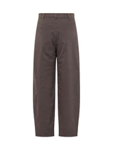 SEMICOUTURE - Pantaloni Giselle a Gamba Ampia - Marrone - LIDIASHOPPING® - Official Website