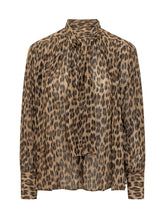 SEMICOUTURE - Blusa Dottie con Stampa Animalier - Multicolore - LIDIASHOPPING® - Official Website