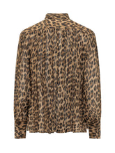 SEMICOUTURE - Blusa Dottie con Stampa Animalier - Multicolore - LIDIASHOPPING® - Official Website