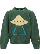 BOBO CHOSES - Pixel Abduction Jumper with Front Motif - Green - LIDIASHOPPING® - Official Website
