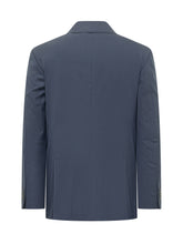 COLAMARINO ITALY - Double Breasted Suit with Peak Lapels - Blue - LIDIASHOPPING® - Official Website