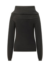 SEMICOUTURE - Cadence Zip Neck Sweater - Black - LIDIASHOPPING® - Official Website