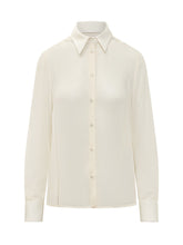 SEMICOUTURE - Camicia Floelle con Colletto a Punta - Bianco - LIDIASHOPPING® - Official Website